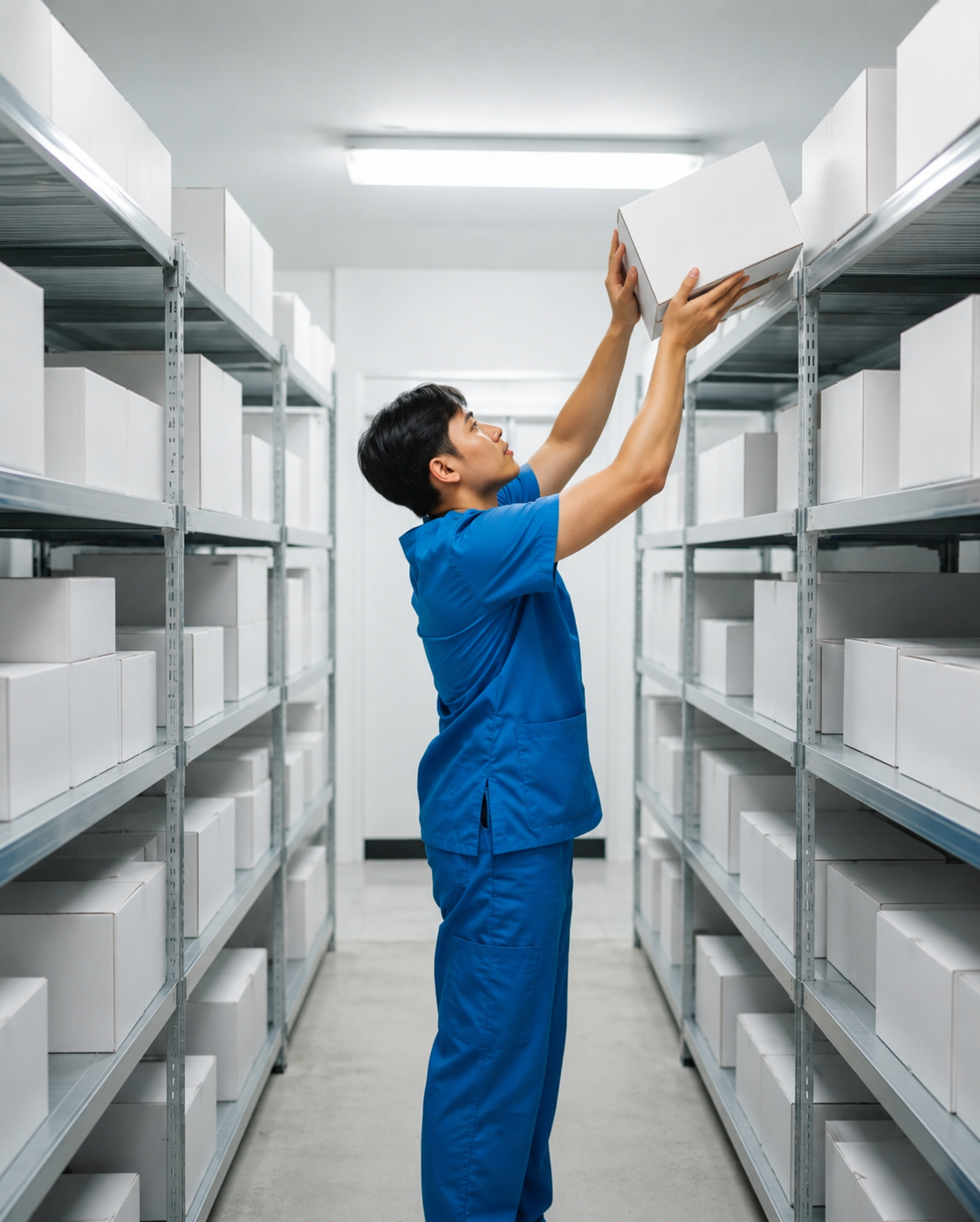 Optimized storage utilization in healthcare supply chain