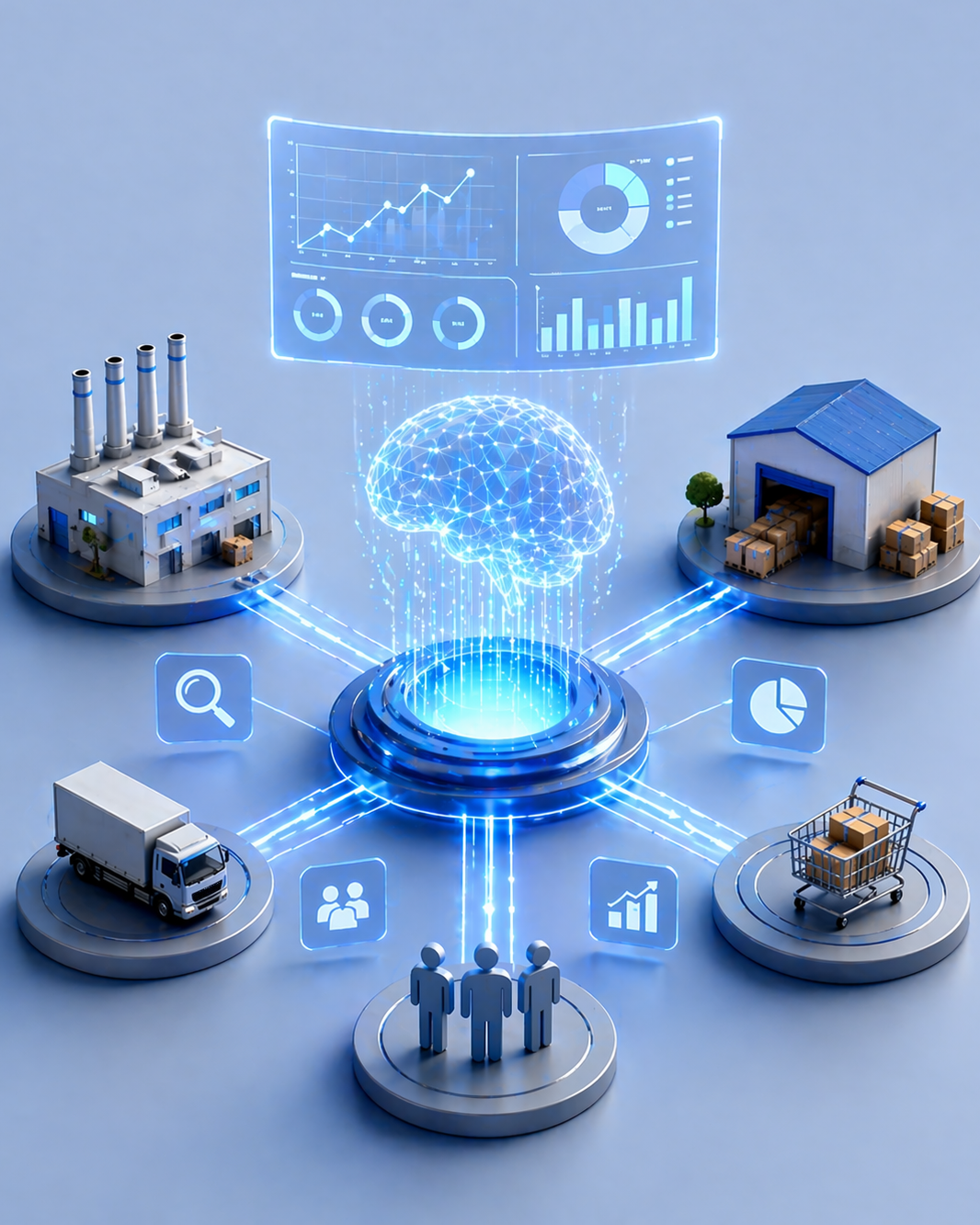 Data-driven supply chain decision-making using analytics and trend insights